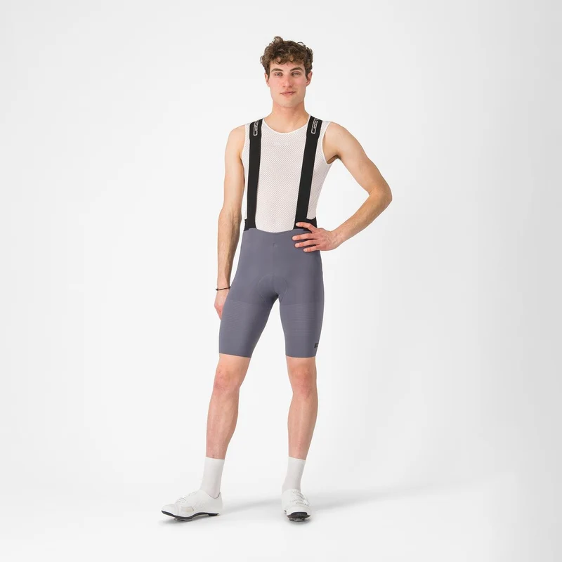 CASTELLI MEN'S PREMIO EVO BIBSHORT SMOKY GRAY