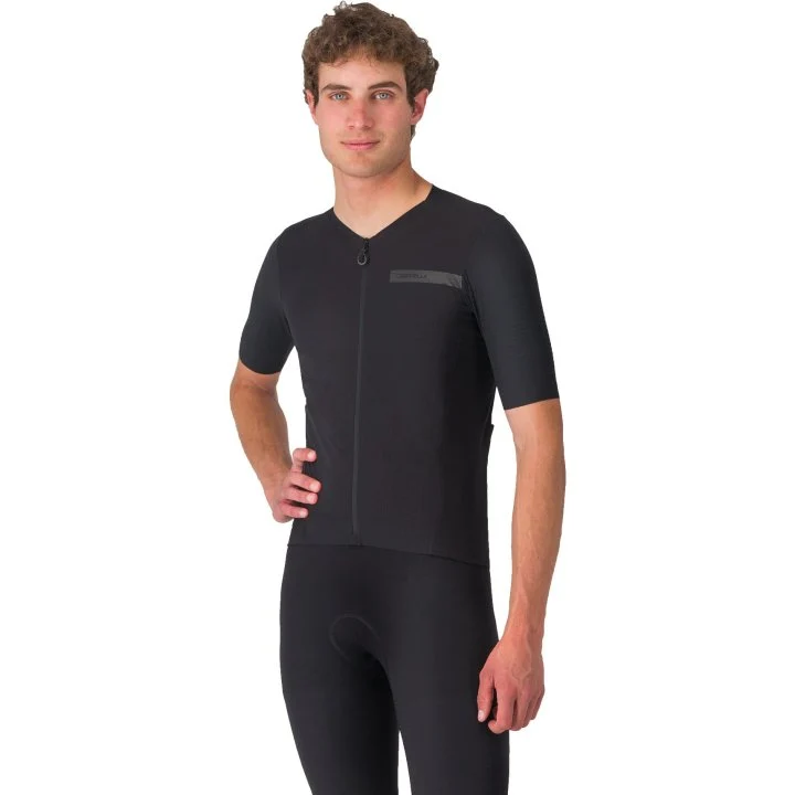 CASTELLI MEN'S PREMIO EVO JERSEY LIGHT BLACK/BLACK