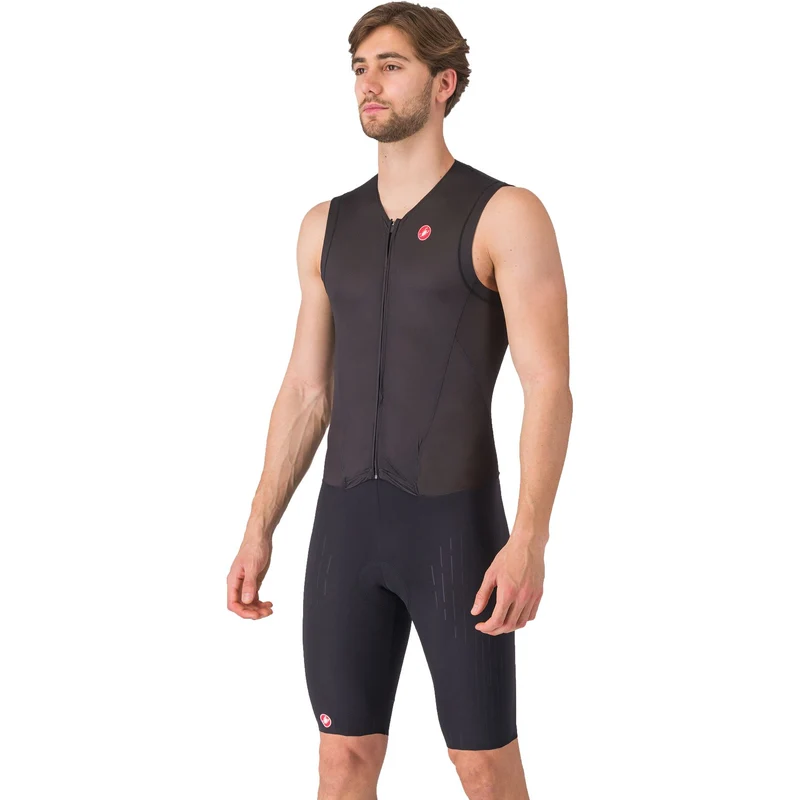 CASTELLI MEN'S FREE SANREMO 3 SUIT SLEEVELESS BLACK