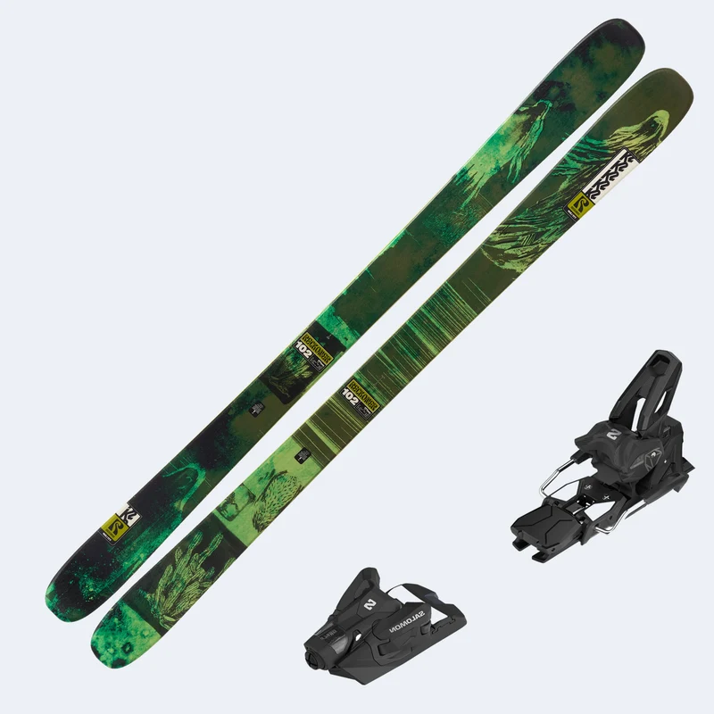 2027 K2 Reckoner 102 Skis with Salomon Strive 14 GW Bindings
