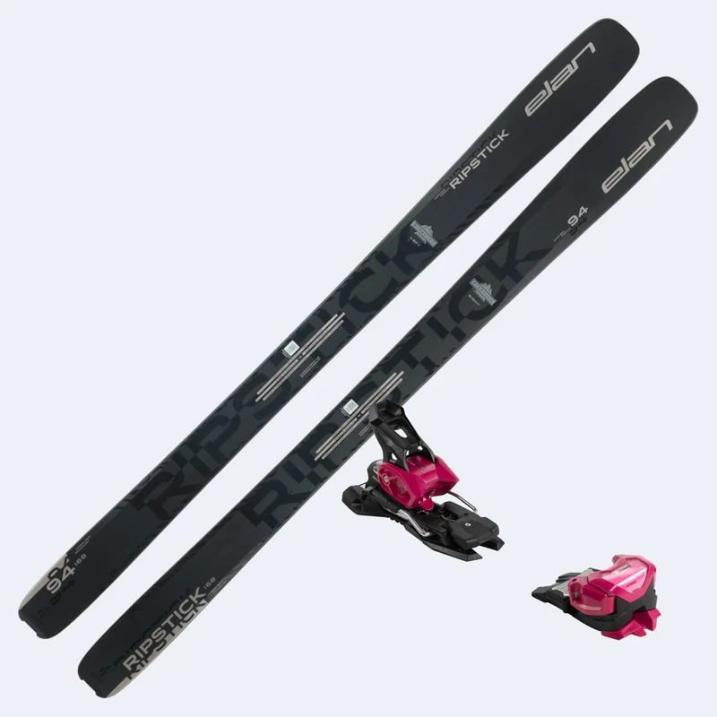 2026 Elan Ripstick 94 Black Edition Women's Skis with Tyrolia Attack 14 MN Bindings