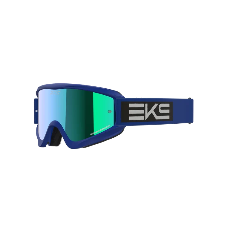 GOX Flat-Out Goggle EKS Blue Black - Blue Mirror