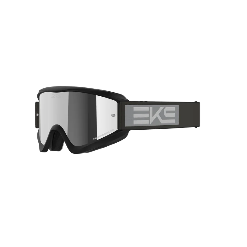 GOX Flat-Out Goggle EKS Black Grey - Silver Mirror