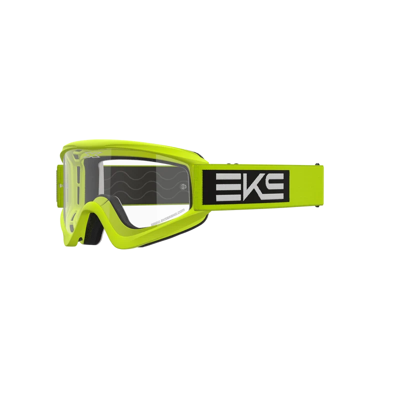 GOX Flat-Out Goggle EKS Flo Yellow - Clear
