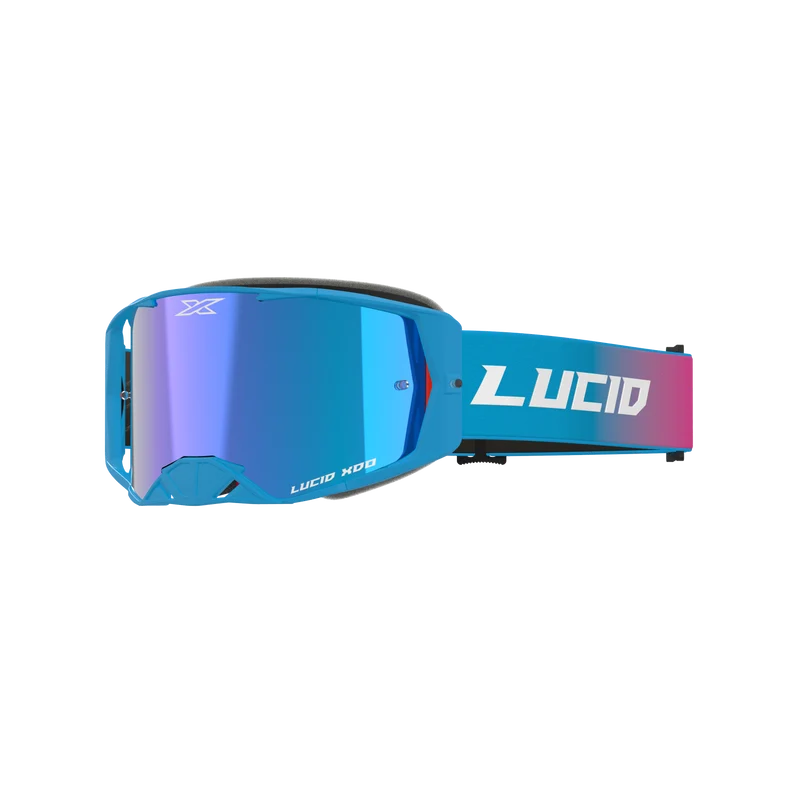 Lucid Goggle LUCID TM Flo Fade Pink - Blue Mirror Lens