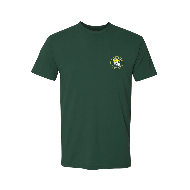 DirdyBird Mountain Tee - Forest Green