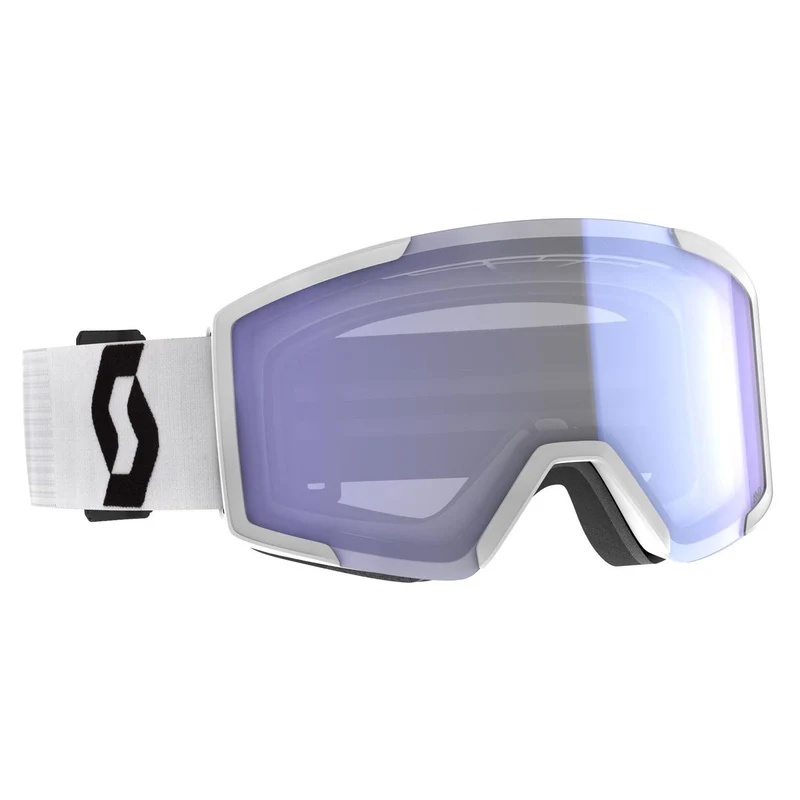 Scott Shield Skibril - Wit/Zwart