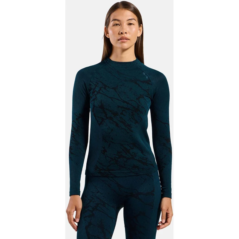performance warm blackcomb base layer shirt half-zip